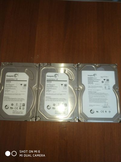 Лот: 19252576. Фото: 1. Жёсткие неисправные 3+3+1 Tb. Жёсткие диски (HDD)
