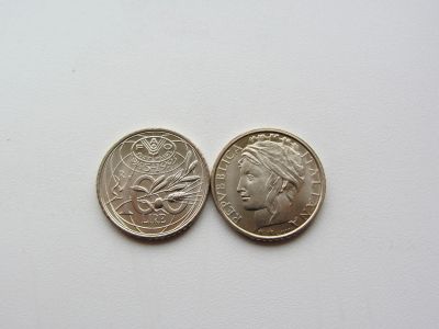 Лот: 14828979. Фото: 1. Италия 100 лир 1995 " 50 лет продовольственной... Европа