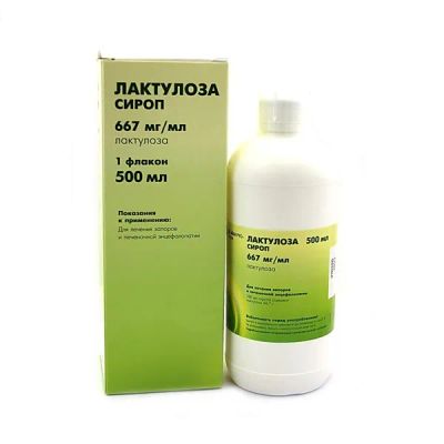 Лот: 23715117. Фото: 1. Лактулоза сироп 667мг мл фл. 500мл. Лекарства