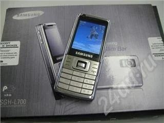 Лот: 490818. Фото: 1. Samsung L 700 silver. Кнопочные мобильные телефоны