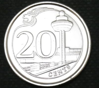 Лот: 10487952. Фото: 1. Экзотика с рубля (9526) Сингапур. Остальные страны