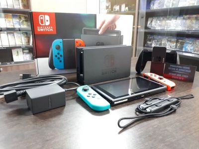 Лот: 17329535. Фото: 1. Новый Nintendo Switch 32gb. Под... Игровые приставки, консоли