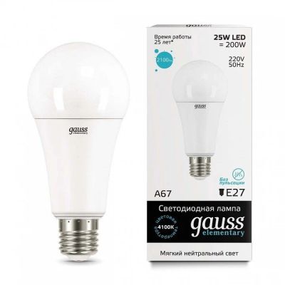 Лот: 12420239. Фото: 1. Лампа Gauss LED Elementary A67... Другое освещение