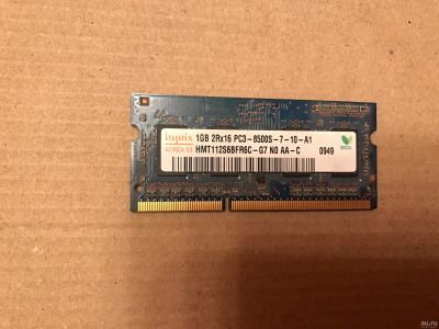 Лот: 17141002. Фото: 1. So-dimm 1gb hynix ddr3. Оперативная память