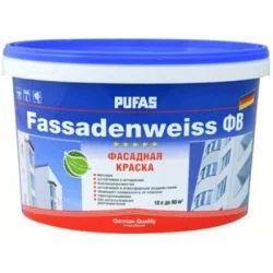 Лот: 4285250. Фото: 1. Краска фасадная белая FassadenWeiss... Краски, лаки, растворитель
