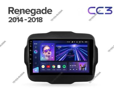Лот: 20758969. Фото: 1. Магнитола Teyes CC3L Jeep Renegade... Автомагнитолы