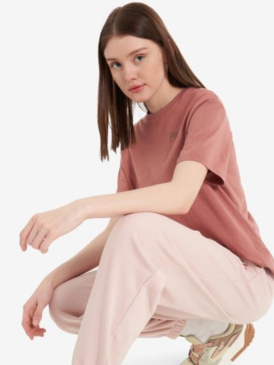 Лот: 24690818. Фото: 1. Футболка женская FILA, Коричневый. Другое (спортивная одежда)