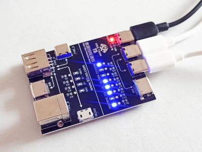 Лот: 25320029. Фото: 1. T5 Тестер кабелей USB Type-C Micro... Дата-кабели, переходники