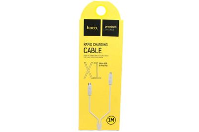 Лот: 9988491. Фото: 1. Кабель Hoco X1 Apple 8pin+microUSB... Дата-кабели, переходники