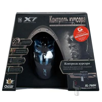 Лот: 3469156. Фото: 1. Игровая мышь X7 XL-760H. Клавиатуры и мыши