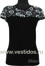 Лот: 897980. Фото: 1. Новая кофточка с гипюром - размер... Блузы, рубашки, водолазки