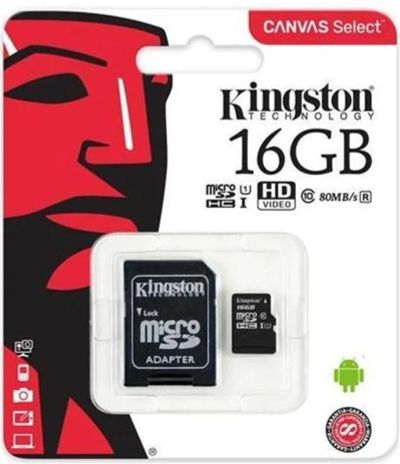 Лот: 11243576. Фото: 1. Карта памяти microSD HC 16 GB... Карты памяти