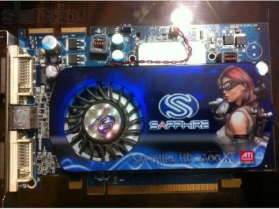 Лот: 11456210. Фото: 1. Видеокарта sapphire hd2600xt. Видеокарты