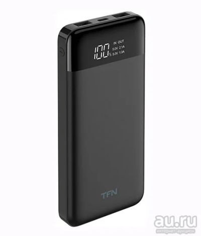 Лот: 18213034. Фото: 1. ЗУ TFN Slim Duo LCD 10000 mAh... Внешние, портативные аккумуляторы для смартфонов (Power bank)
