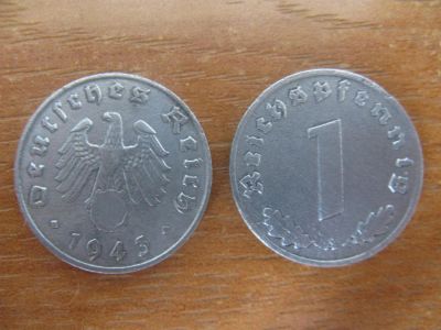 Лот: 9046871. Фото: 1. Германия. 3 Рейх. 1 пфенниг 1943... Германия и Австрия