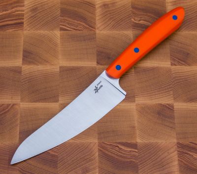 Лот: 12446418. Фото: 1. Нож "Повар" (ELMAX/G10 Extra Orange... Ножи, топоры
