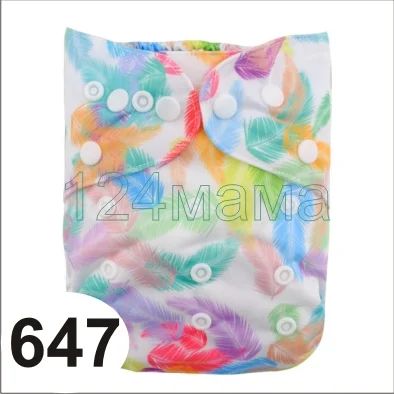 Лот: 5253920. Фото: 1. Подгузник ALVAbaby Принт №647. Детская гигиена
