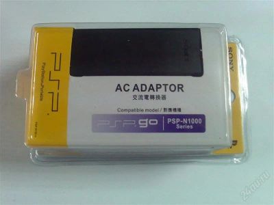 Лот: 1076282. Фото: 1. Зарядка для PSP GO новая (+кабель... Запчасти для игровых приставок, консолей