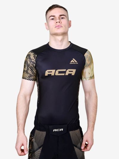 Лот: 25686528. Фото: 1. Рашгард с коротким рукавом ACA... Другое (спортивная одежда)