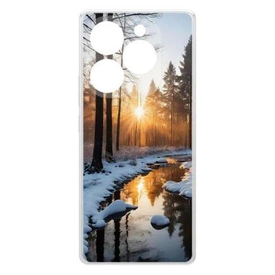 Лот: 25134614. Фото: 1. Чехол Krutoff Clear Case "Весна... Чехлы, бамперы