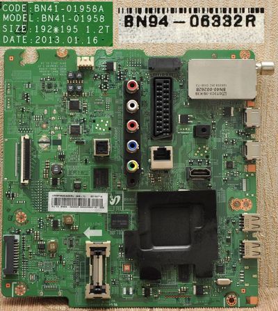 Лот: 3779655. Фото: 1. Майн BN41-01958A,BN94-06332R тв... Печатные платы