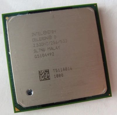 Лот: 5281644. Фото: 1. Процессор Intel Celeron D 2,53... Процессоры