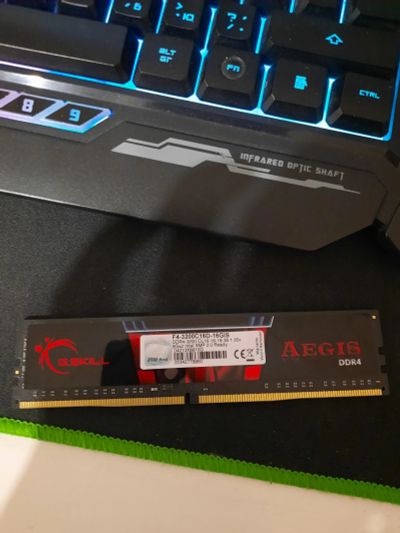 Лот: 19902128. Фото: 1. 8Gb DDR4 G.SKILL Aegis 3200MHz... Оперативная память