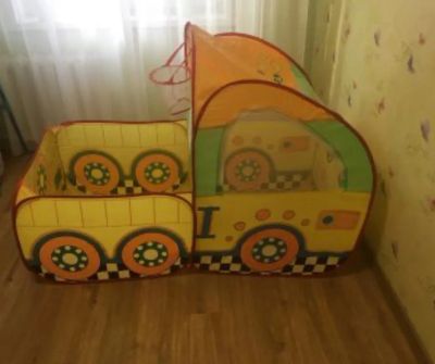 Лот: 25554237. Фото: 1. Игровая Палатка - автобус !. Игровые домики, палатки