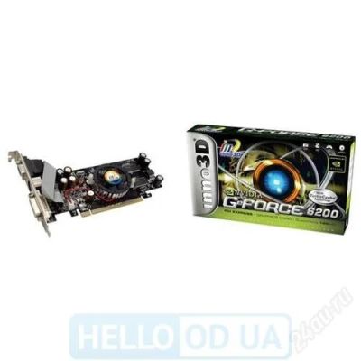 Лот: 2394935. Фото: 1. AGP Видеокарта GeForce 6200 /512... Видеокарты