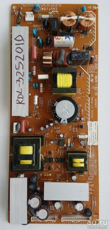 Лот: 13382889. Фото: 1. Psu, APS-220 , APS-220(CH) , 1-869-132-31... Запчасти для телевизоров, видеотехники, аудиотехники