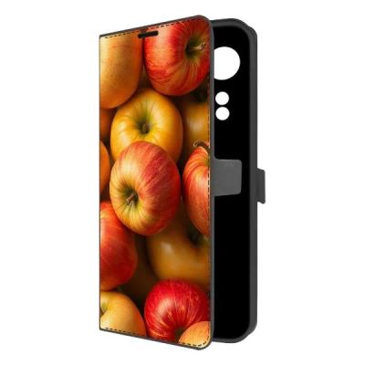 Лот: 25541446. Фото: 1. Чехол Krutoff Eco Book "Яблоки... Чехлы, бамперы