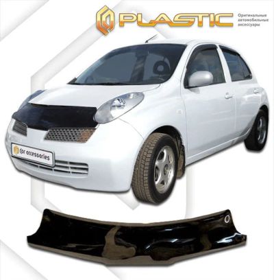 Лот: 13007995. Фото: 1. Дефлектор капота Nissan MARCH... Детали тюнинга
