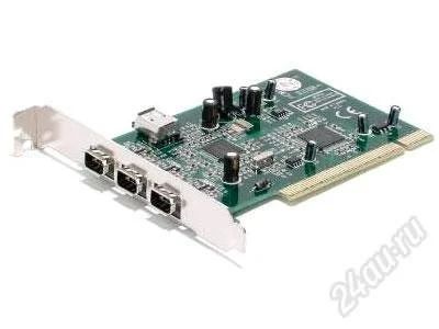 Лот: 699492. Фото: 1. Плата PCI Firewire400 (IEEE1394a... Платы расширения, контроллеры, доп. порты