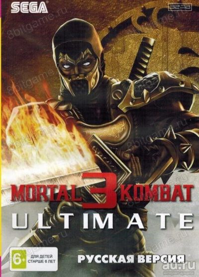 Лот: 15197166. Фото: 1. Mortal Kombat 3 Ultimate Картридж... Игры для консолей