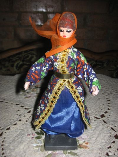 Лот: 14562026. Фото: 1. Винтажная сувенирная кукла Восточная... Куклы