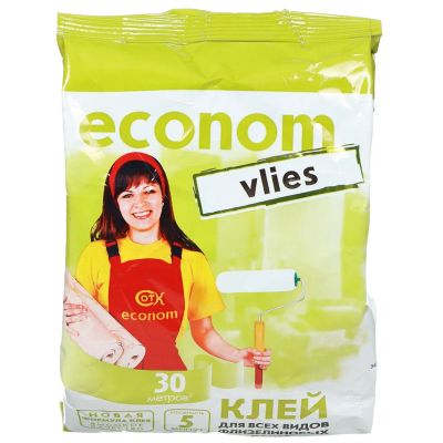 Лот: 24077972. Фото: 1. Клей для флизелиновых обоев, Econom... Клеи, герметики, пена монтажная, клейкие ленты