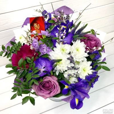 Лот: 13824185. Фото: 1. Лот № 565 Букет Тайланд - 1850р... Свежие цветы