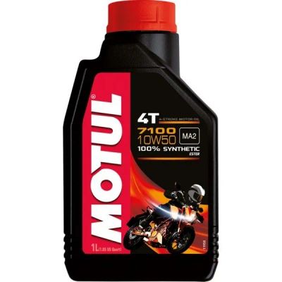 Лот: 22529820. Фото: 1. MOTUL 7100 4T 10w50 SN/SG, MA2... Масла, жидкости