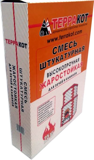 Лот: 16945765. Фото: 1. Штукатурная смесь глино-шамотная... Смеси, шпатлевки, цемент