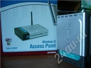 Лот: 301973. Фото: 1. Wi Fi точка доступа D-Link DWL-G700AP. Маршрутизаторы (роутеры)