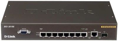 Лот: 9082174. Фото: 1. Свитч D-Link DES-3010G, Управляемый... Другое (сетевые устройства)