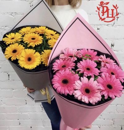 Лот: 13743890. Фото: 1. Лот № 475 Букет из гербер - 1650р... Свежие цветы