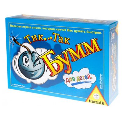 Лот: 9866620. Фото: 1. Тик Так Бумм для детей. Настольные игры, карты