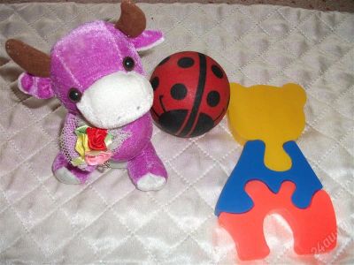 Лот: 1134406. Фото: 1. игрушка, пазл, мячик. Развивающие