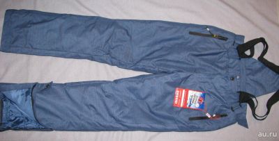 Лот: 12604839. Фото: 1. горнолыжные штаны новые синие... Брюки, шорты