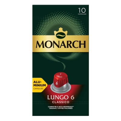 Лот: 24512069. Фото: 1. Кофе в капсулах MONARCH Lungo... Чай, кофе, какао