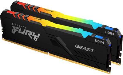 Лот: 21133086. Фото: 1. 32Gb (2x16Gb) DDR4 Kingston FURY... Оперативная память