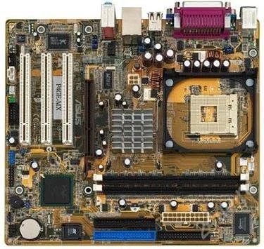 Лот: 943911. Фото: 1. Asus P4GE-MX Socket 478 Неисправна... Материнские платы