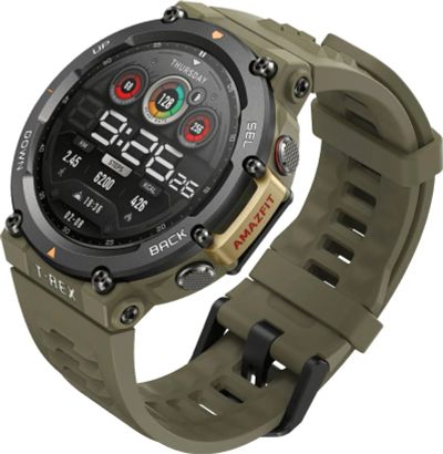 Лот: 20286420. Фото: 1. Смарт часы Amazfit T Rex 2 РСТ... Смарт-часы, фитнес-браслеты, аксессуары