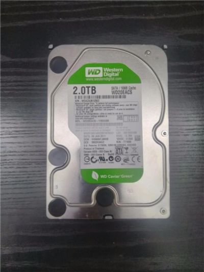 Лот: 10363780. Фото: 1. Western Digital WD20EACS 2.0TB. Жёсткие диски (HDD)